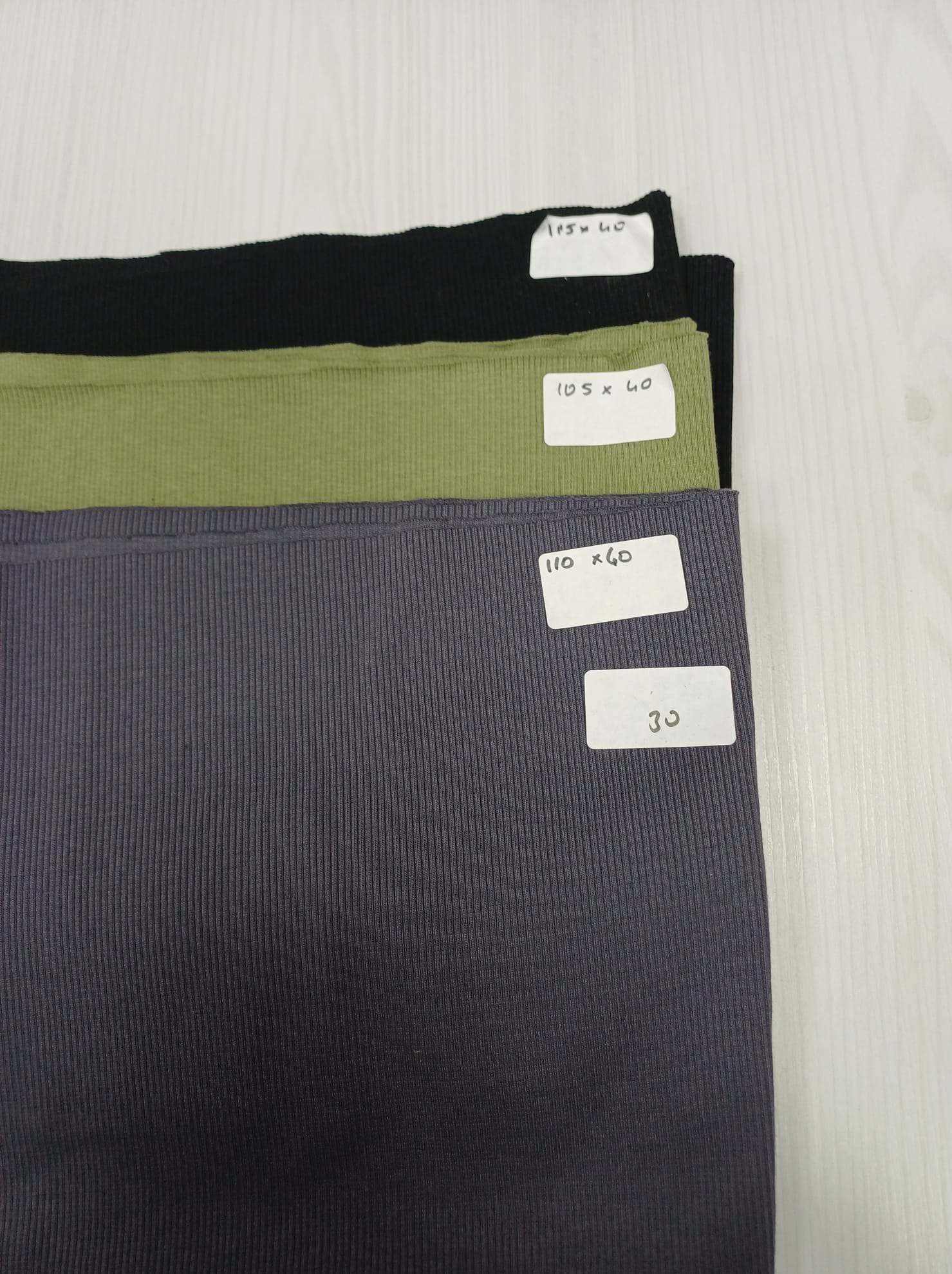 Likralı Kaşkorse Ribana Yaka Kol Belde Kullanılan Lastikli Kumaş Badi,Crop,Toka Yapımında da Kullanılır (No 30)