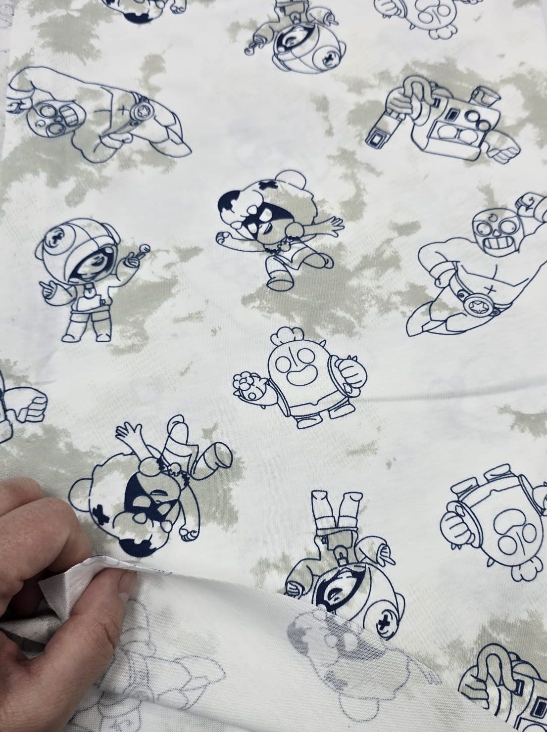 Brawl Stars Hafif Esnek Pamuklu Süprem Penye (Ölçüler EnxBoy) (Ğ1)