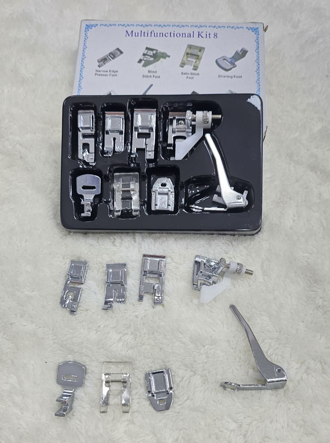 Çok Fonksiyonlu Ev Tipi Dikiş Makine Ayakları 8 Kit